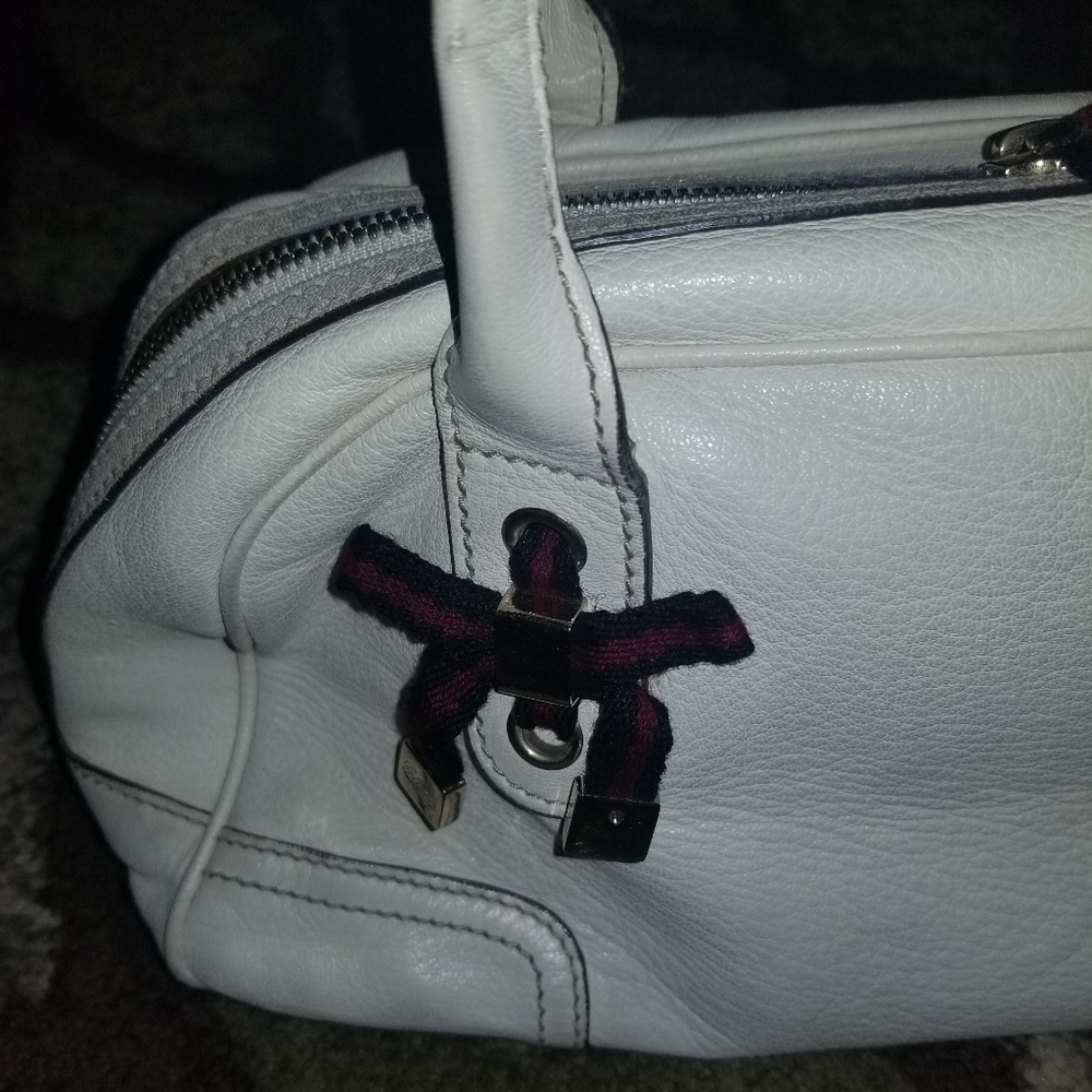 💌Gucci Off White Princy Boston Leather Handbag - Picture 6 of 15